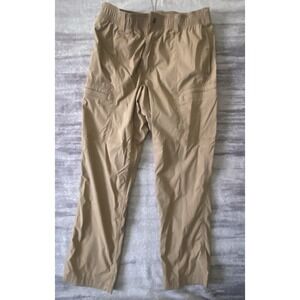 Duluth Trading Pants Nylon 36x32 Tan Dry on the Fly Slim Leg Outdoor UPF